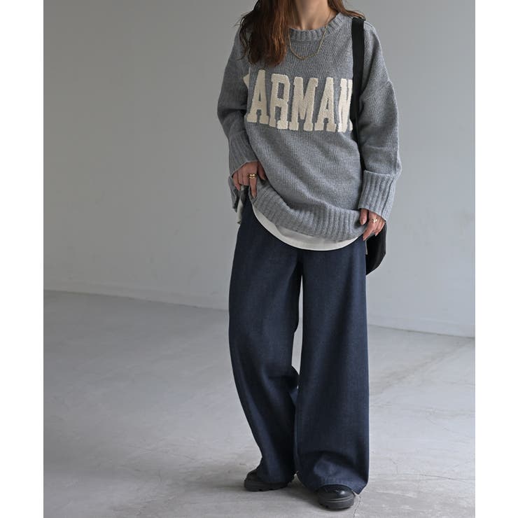 デニム タック パンツ[品番：HHHW0005153]｜HUG.U（ハグユー）の