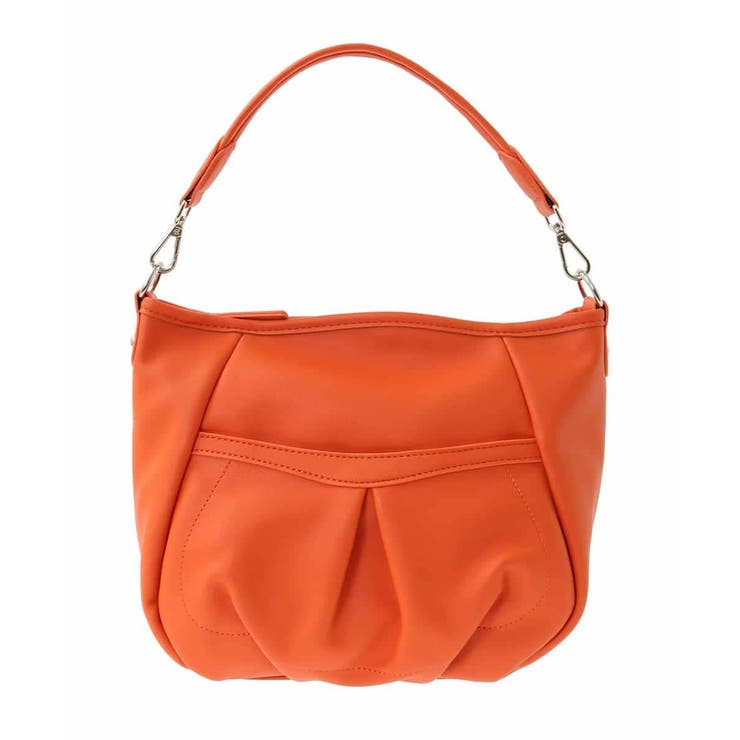 2WAY] タックギャザーデザインショルダーバッグ[品番：ITKW0021050