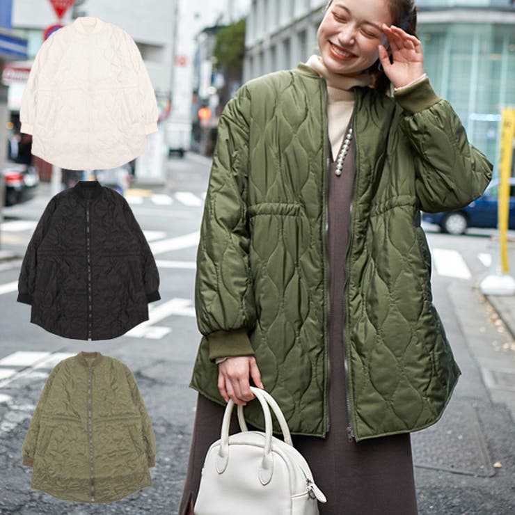 キルティングジャケット ブルゾン 中綿[品番：XV000018908