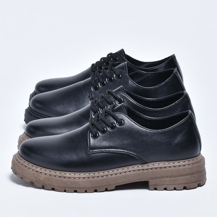 チャンキーソール 4ホール レースアップシューズ[品番：XO000003910