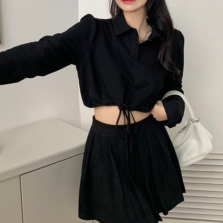 赤字覚悟！処分セール】若く見えるポロTシャツ&プリーツスカート