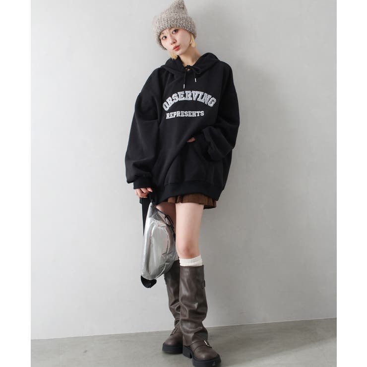 刺繍ロゴBIGパーカー[品番：SPRW0010387]｜SpRay（スプレイ）の