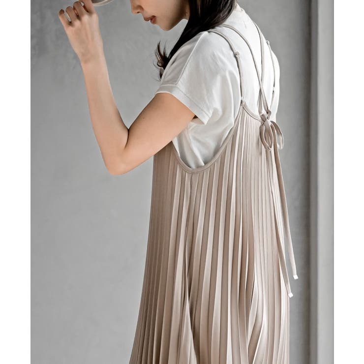 プリーツキャミワンピース[品番：RPSW0002463]｜rps（アールピーエス