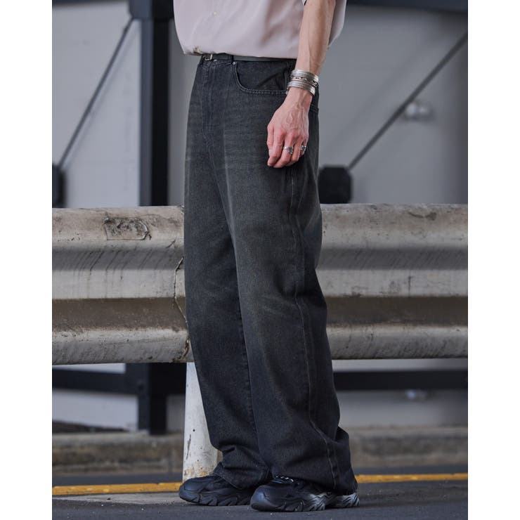 12Ozデニムオーバーダイバギーパンツ[品番：RADM0005710]｜MODISH GAZE