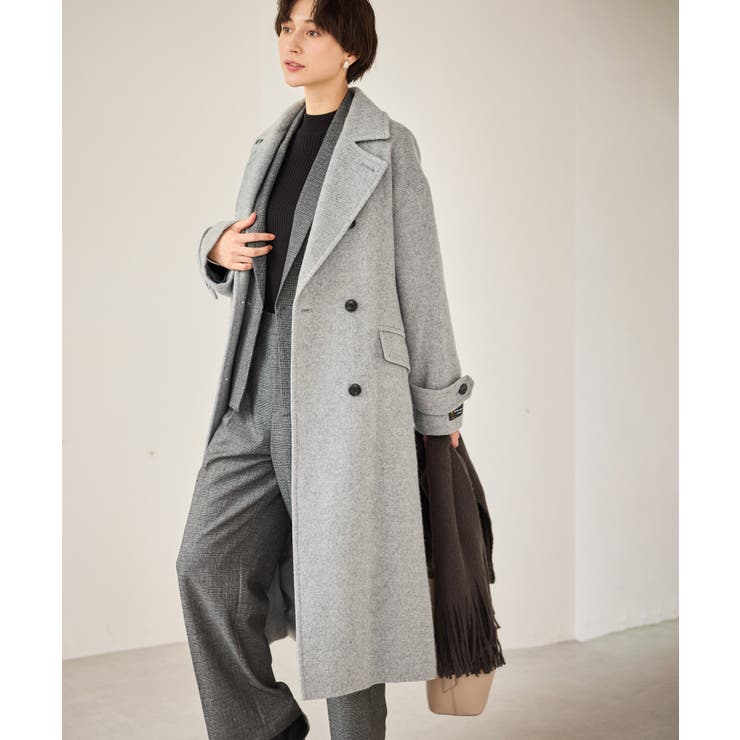 JAPAN FABRIC スタンドカラーロングコート/一部WEB限定カラー[品番