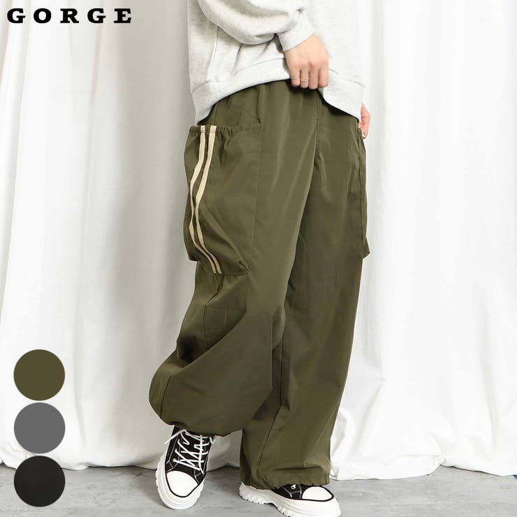 ツイルBIGラインポケットカーゴパンツ[品番：GORW0009494]｜GORGE