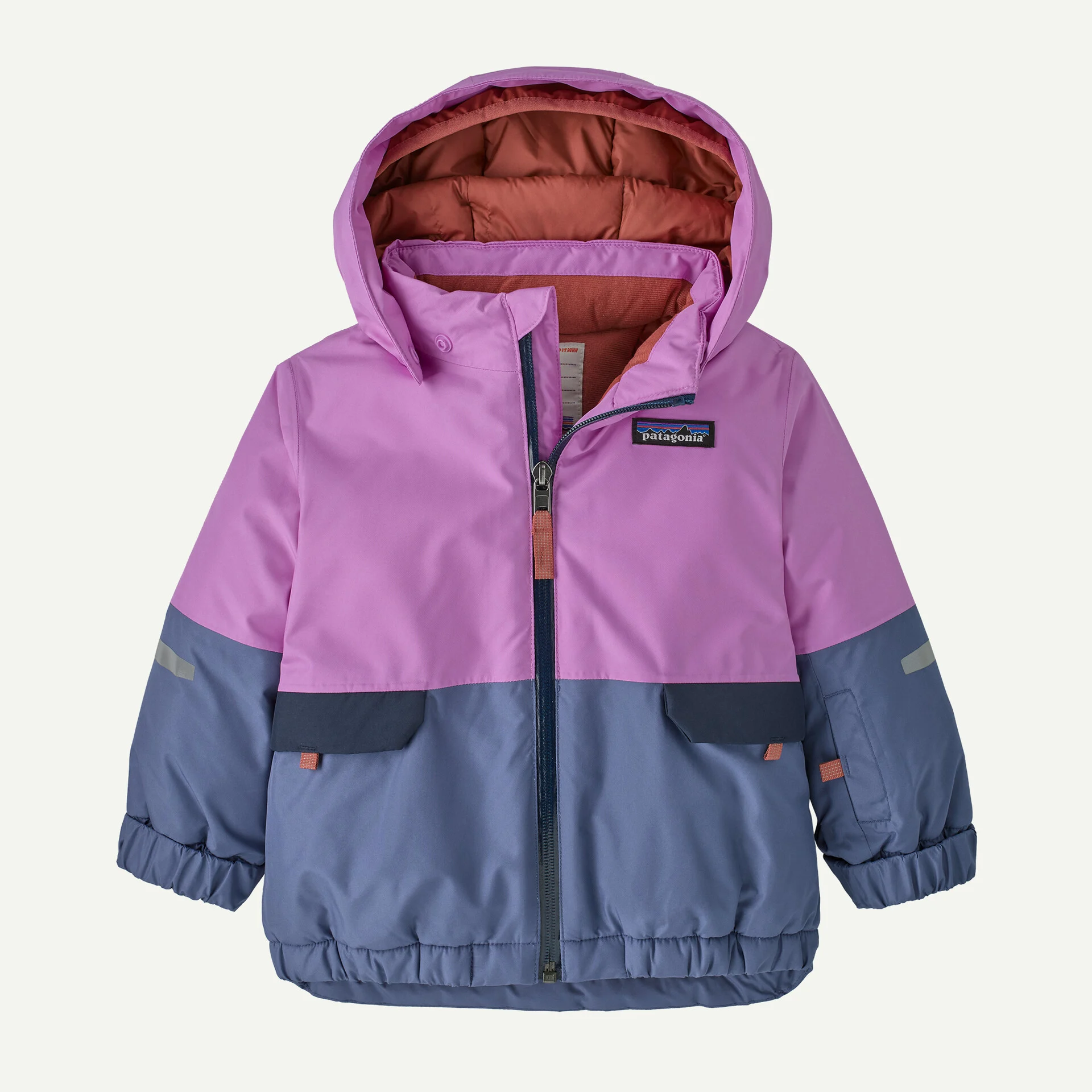 Patagonia Patagonia Baby Snow Pile Jacket- Brisk Purple - Yellow