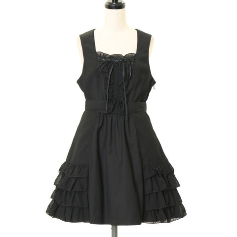 BLACK PEACE NOW | ブラックピースナウ ジャンパースカート (USED)の