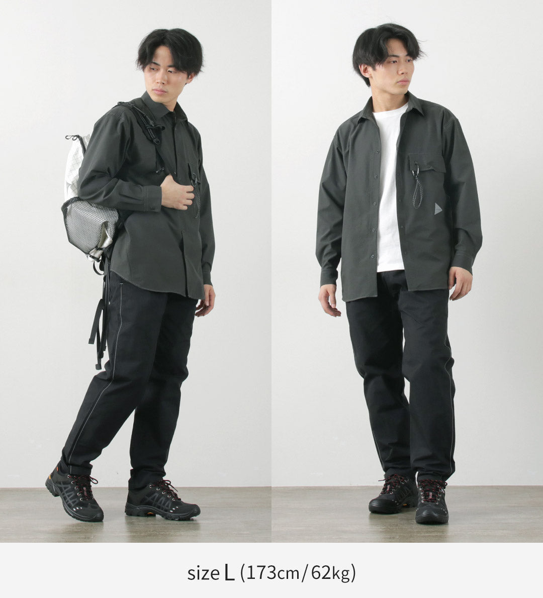 AND WANDER（アンドワンダー） ドライ ブリザブル ロングスリーブ