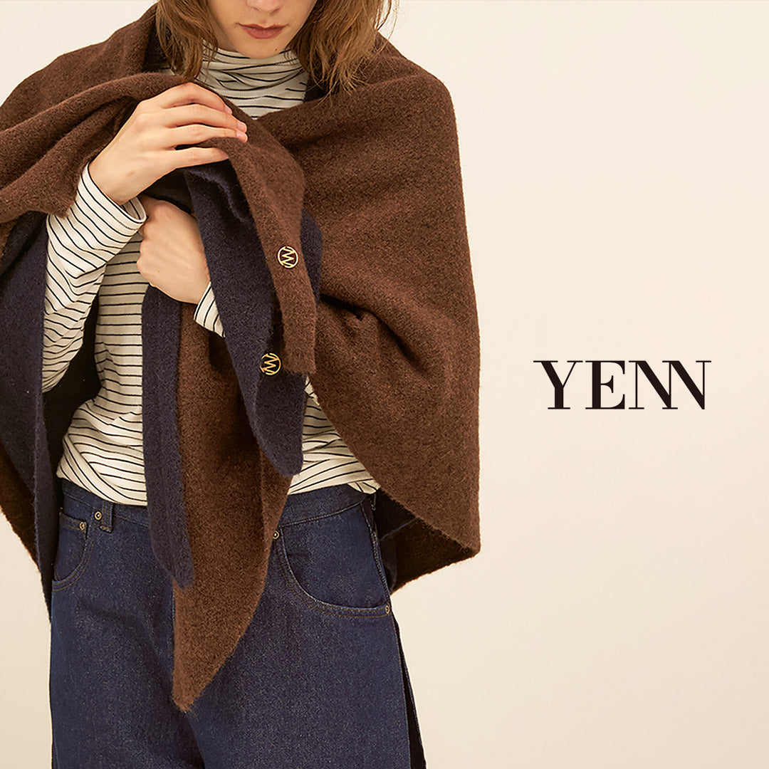 YENN（イェン）アルパカ ミックス スカーフ / レディース ストール