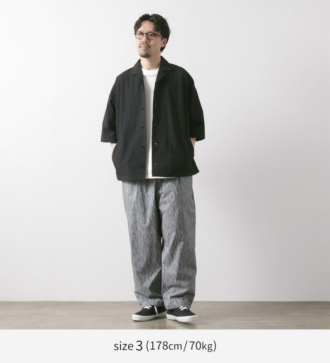 BASISBROEK（バージスブルック） ドーレン オープンカラーシャツ