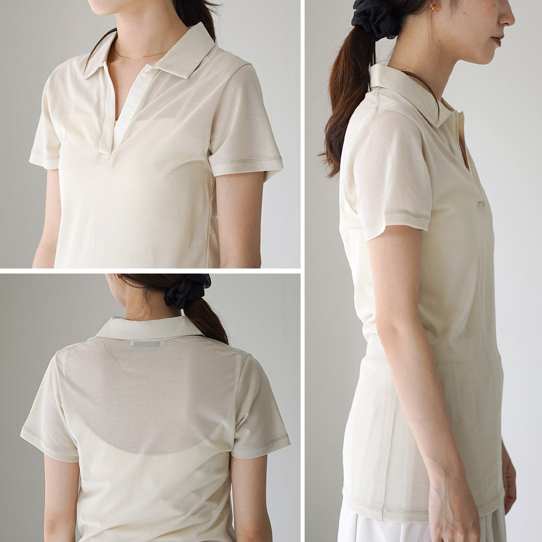 ETRE TOKYO（エトレトウキョウ） ヘンリーポロ レイヤードセット プル