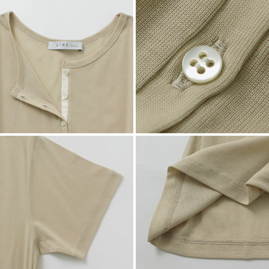 ETRE TOKYO（エトレトウキョウ） ヘンリーポロ レイヤードセット プル