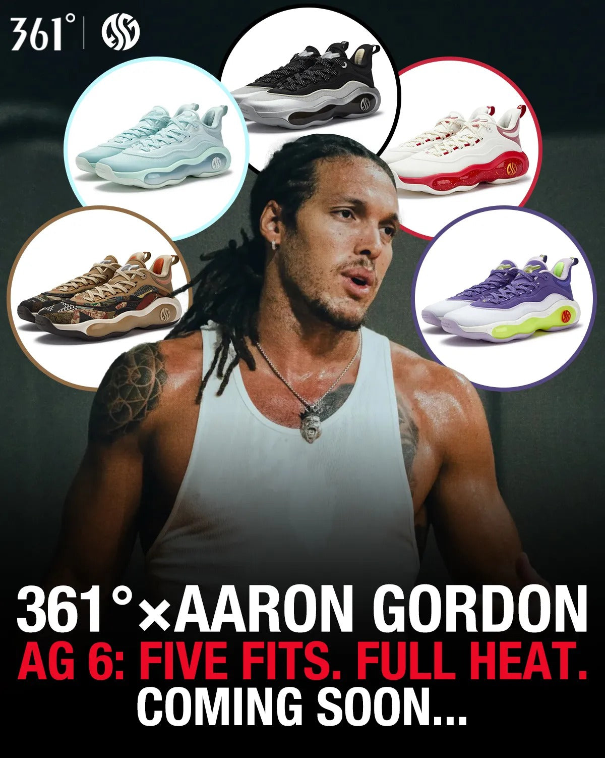 361° AG6 Aaron Gordon Signature Basketball Shoes Official Launch