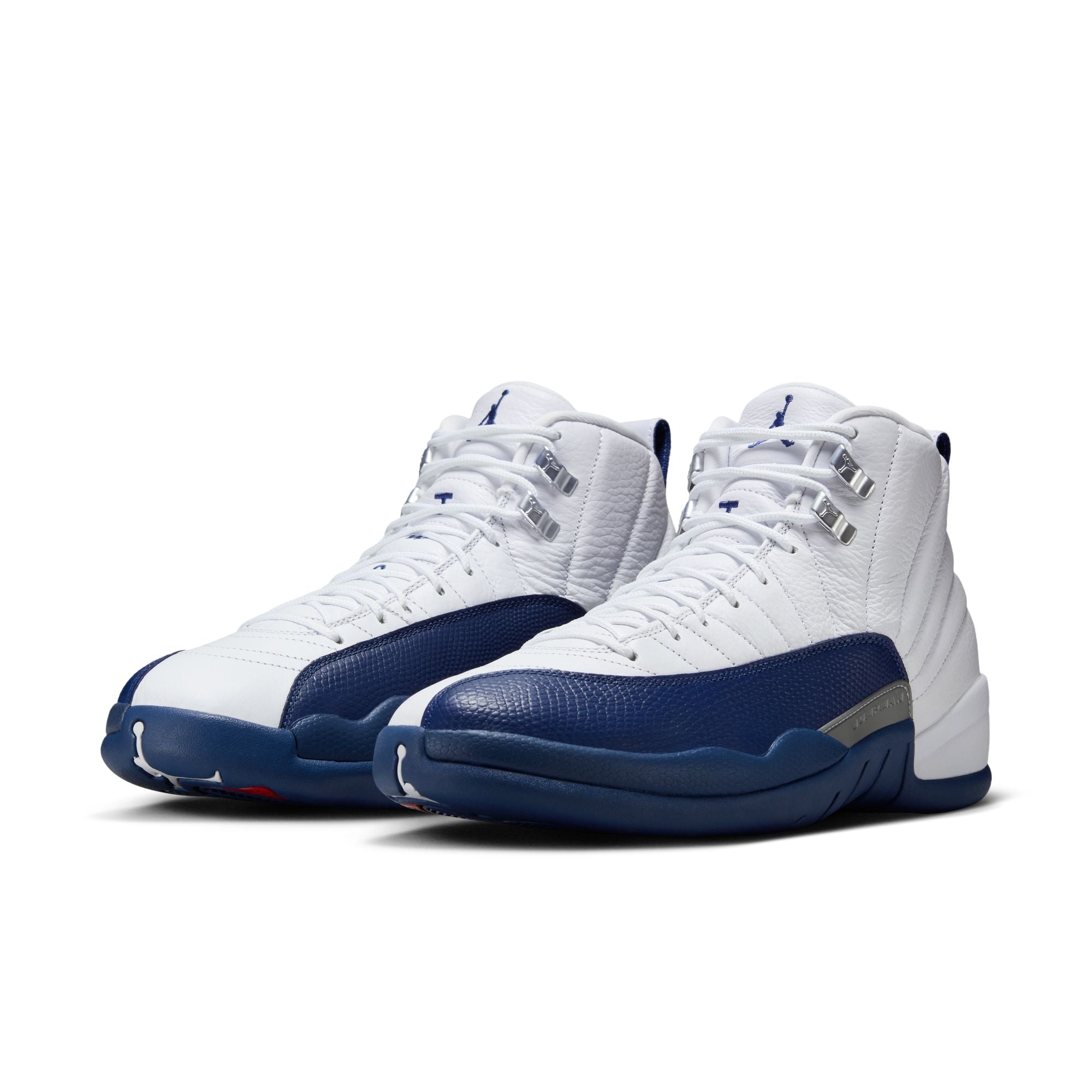 AIR JORDAN - RETRO 12 - WHITE/FRENCH BLUE/METALLIC SLIVERS