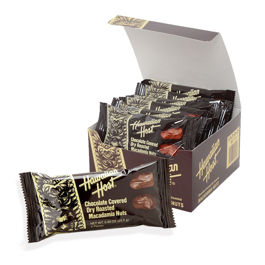 マカダミアナッツチョコレートTIKI バー(2粒) – 【ハワイアンホースト