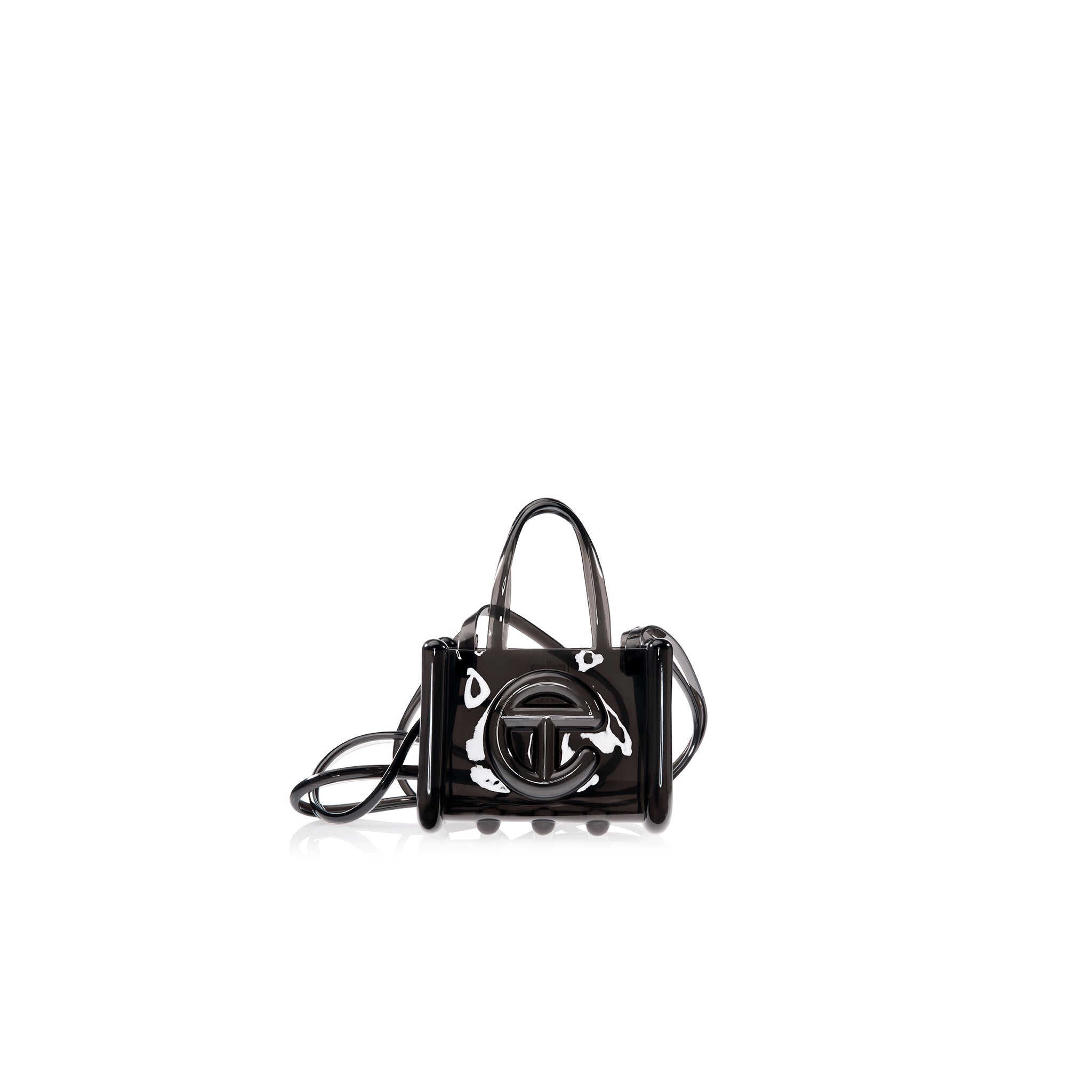 Melissa x Telfar Small Jelly Shopper - Clear Black