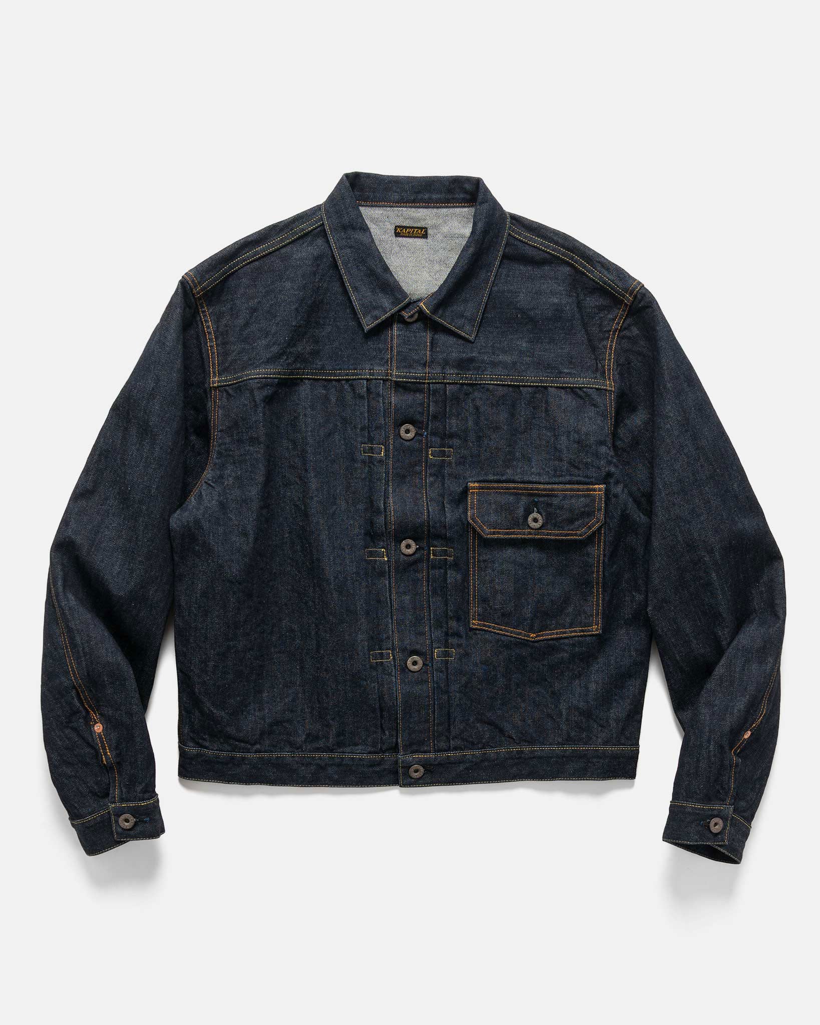 KAPITAL 14oz Denim 1st JKT One Wash | HAVEN