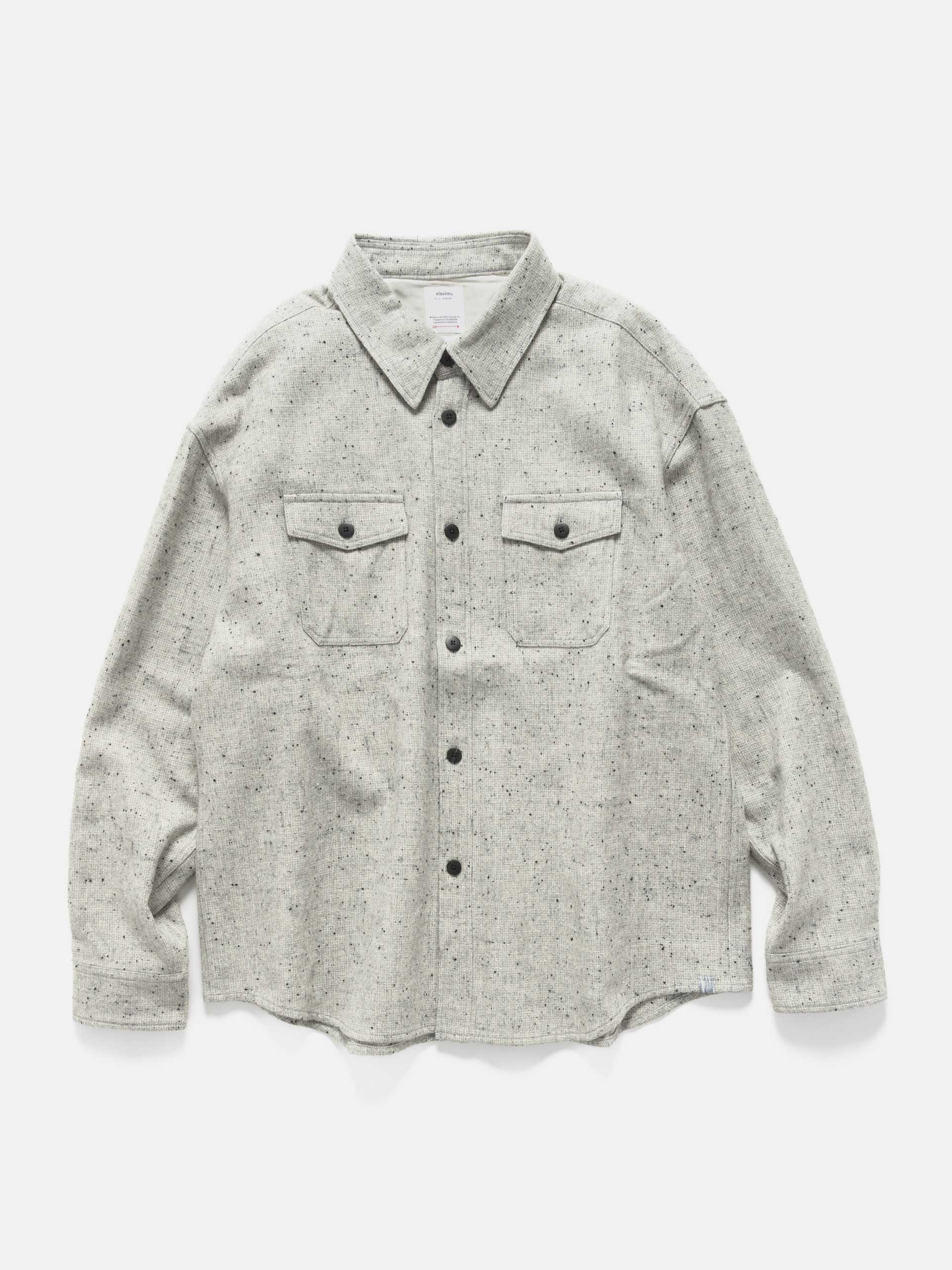 visvim Steiner Shirt L/S Grey | HAVEN