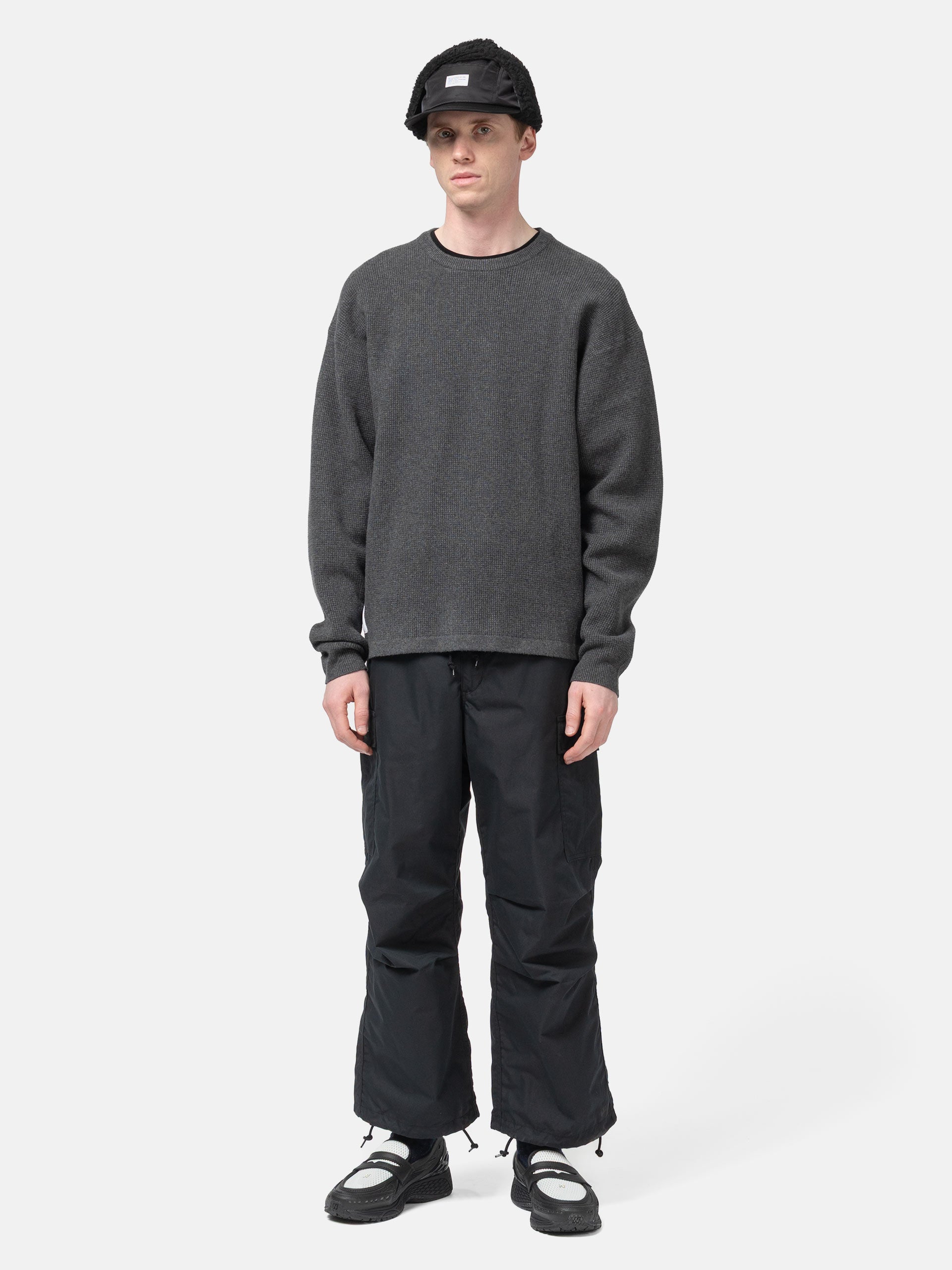 WTAPS Crewneck / Sweater / NYCO Black | HAVEN