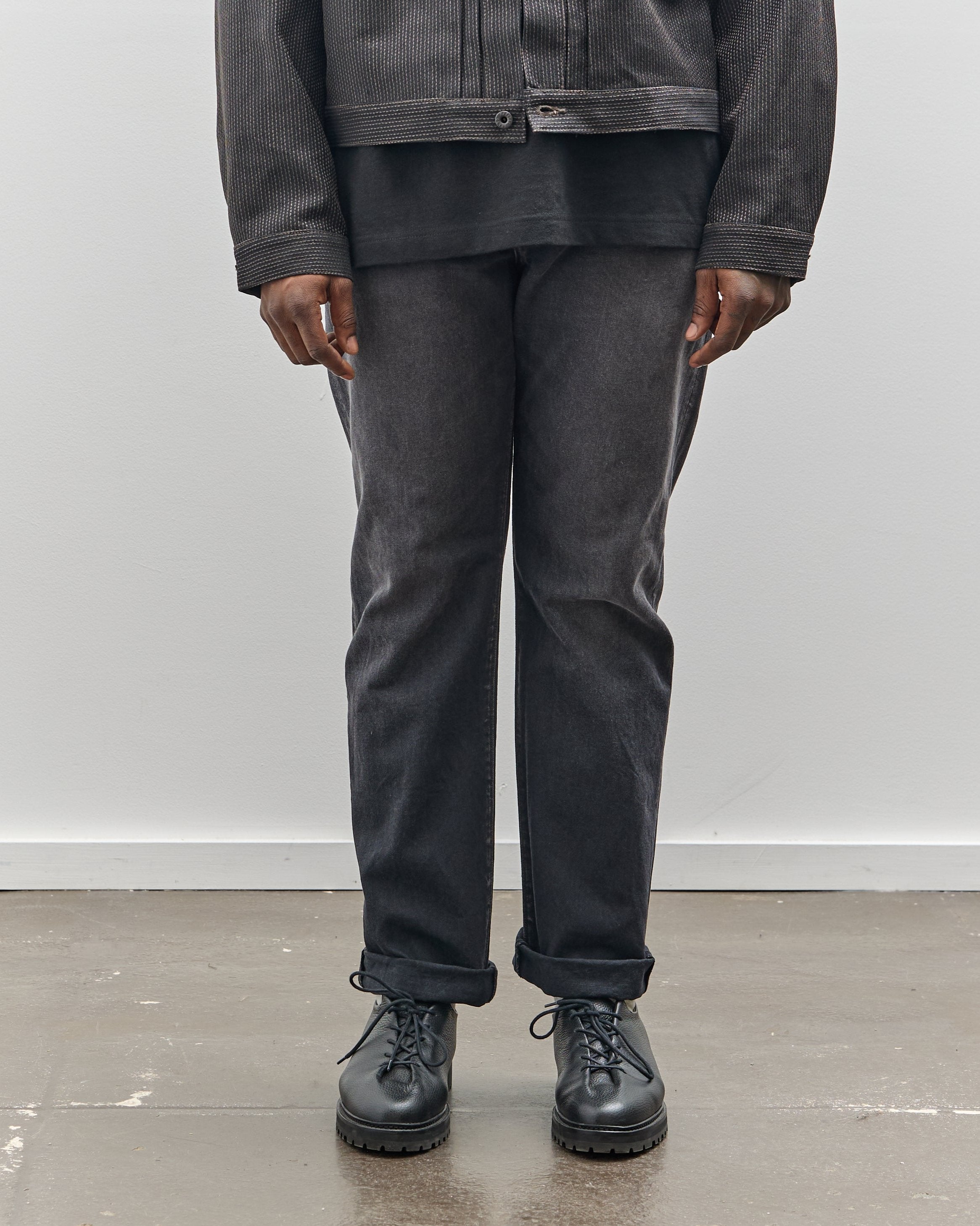 Kapital 14oz Denim 5P Monkey Cisco, Black Pro – Glasswing