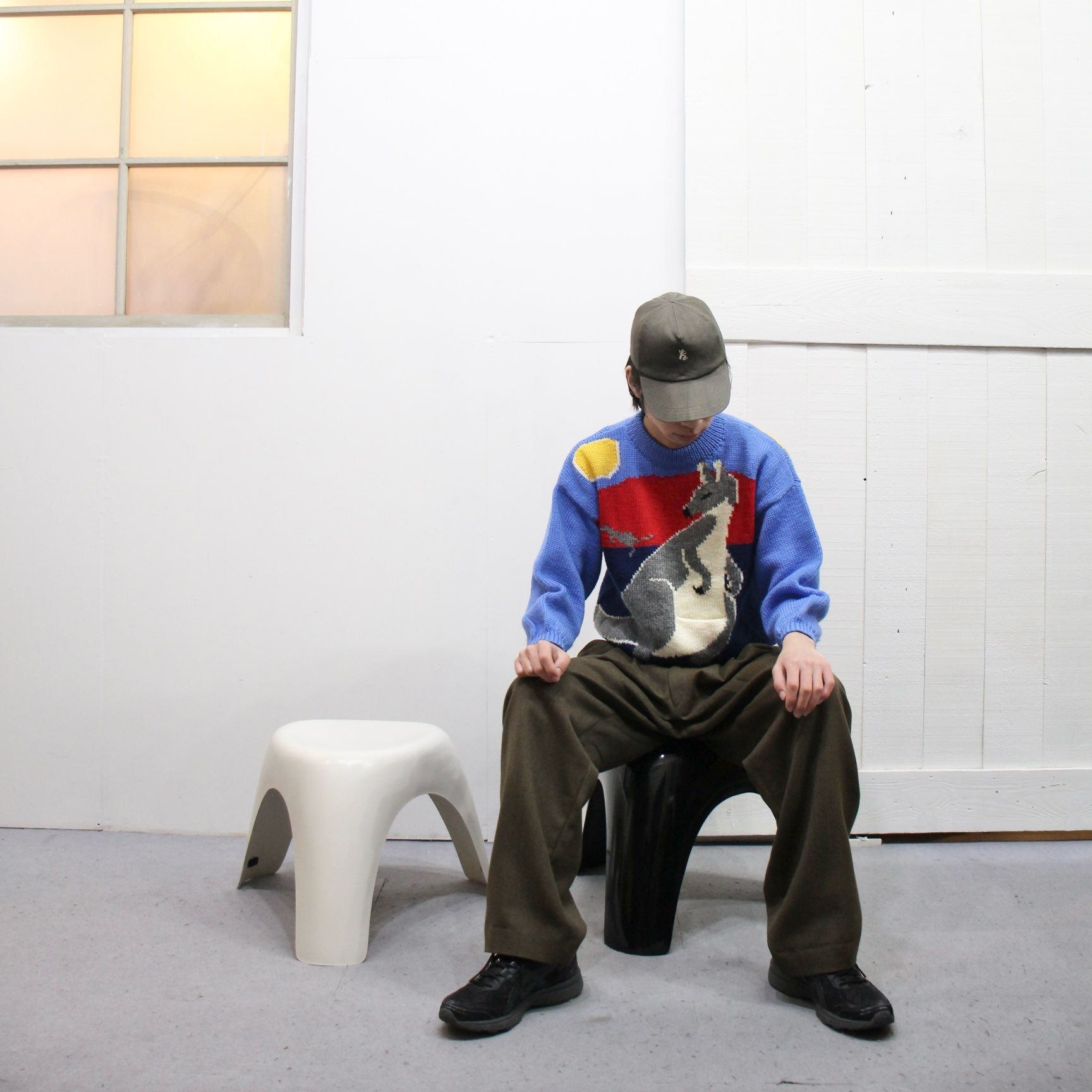 ハビタ / habitat エレファントスツール FRP製 ホワイト 柳宗理