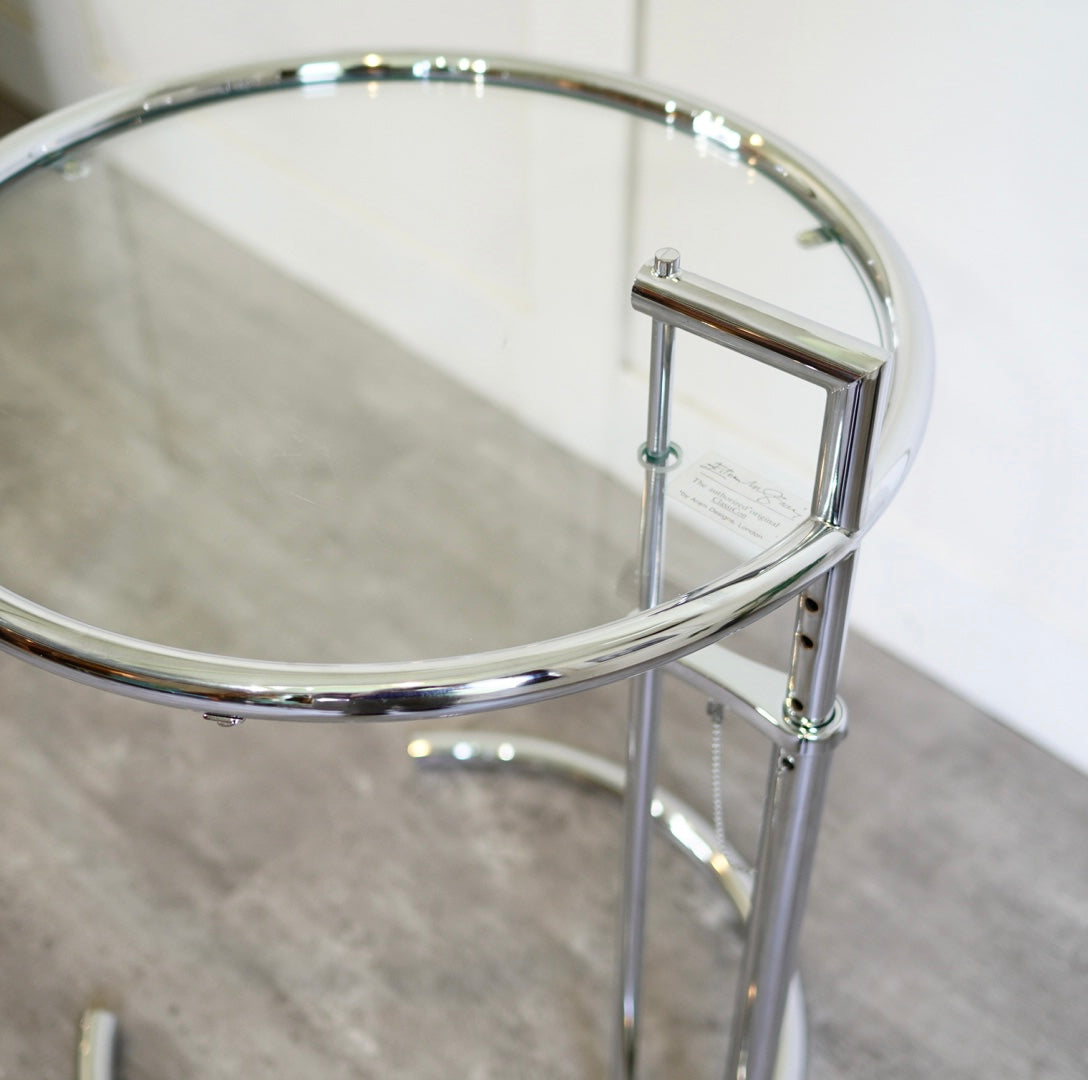 クラシコン/Classi Con/E-1027アジャスタブルテーブル クリアガラス