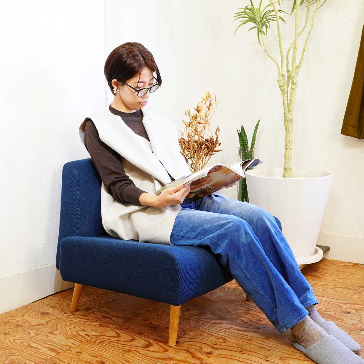 noz ☆美品 AO SOFA アーオソファ1人掛け（送料込） AO SOFA (1) Navy