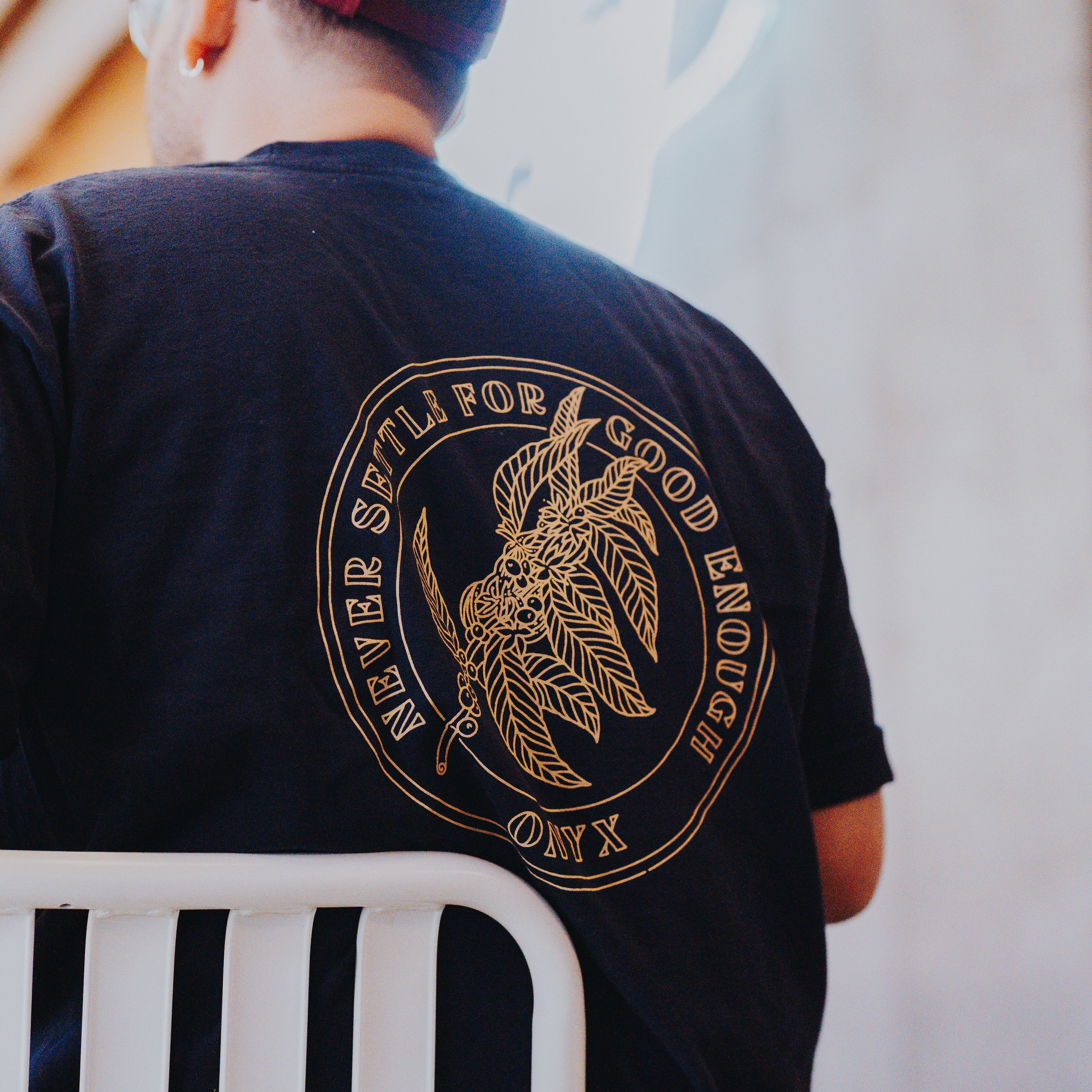 Emblem Pocket Tee (Midnight) – Onyx Coffee Lab