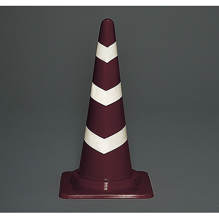 反射カラーコーン 赤 700mmH (385-07) - 安全用品・工事看板通販の