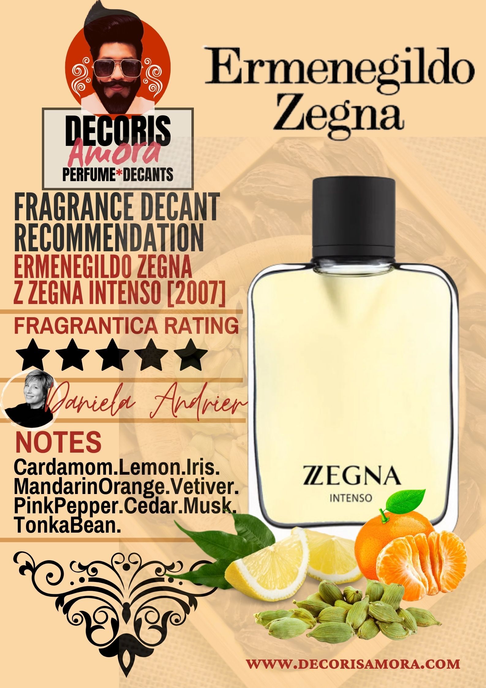 Ermenegildo Zegna Z Zegna Intenso - Perfume Decant – Decoris Amora