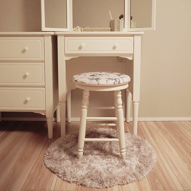 フランフラン Francfranc ミーオ ドレッサー （ホワイト）【W600〜920