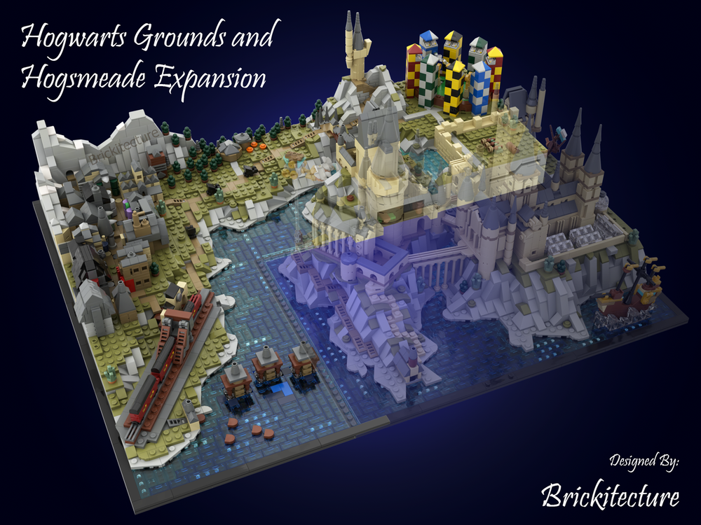 LEGO MOC Castle Grounds and Village Expansion (76419) by