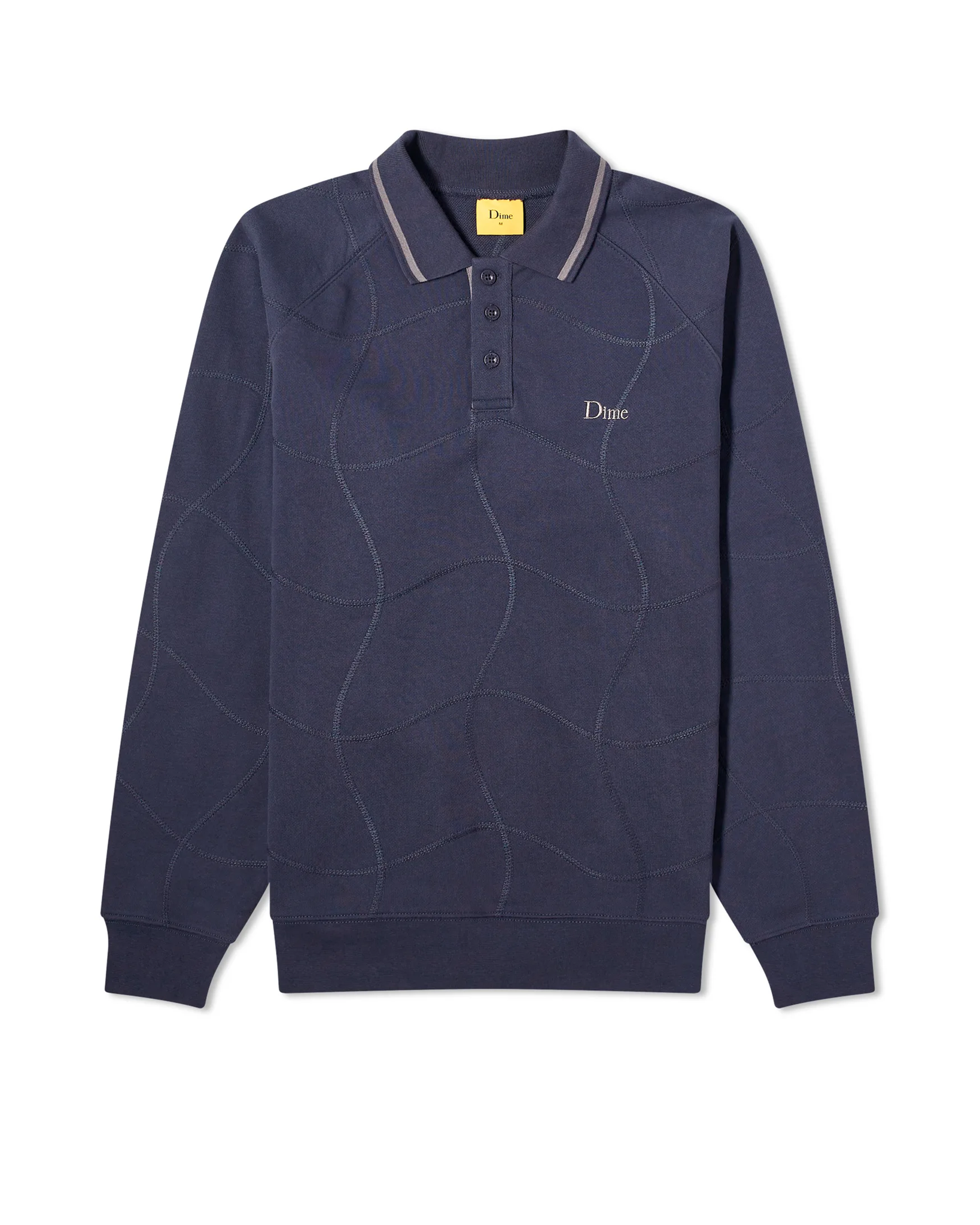 Dime Dime Wave Rugby Navy - Lockwood Skateshop & Avenue Antwerp