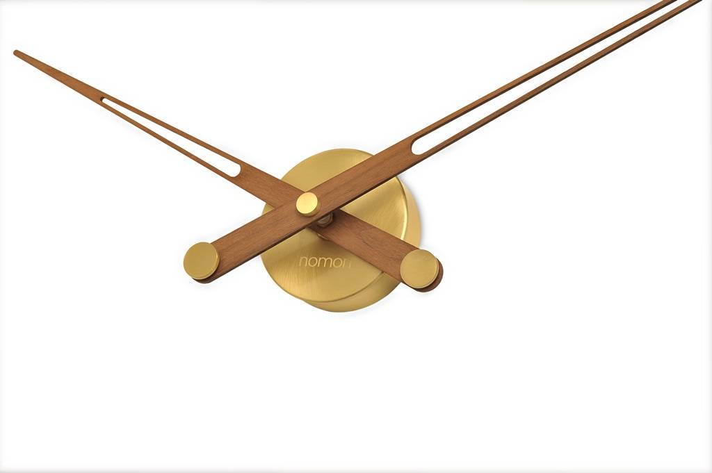 Design clock 'Axiom - Gold' - Wilhelmina Designs