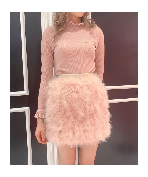 lilLilly（リルリリー）の「フェザーファースカート（）」 - WEAR