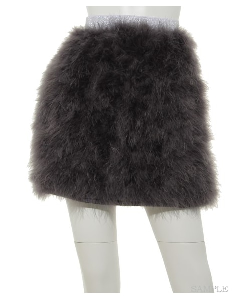 lilLilly（リルリリー）の「フェザーファースカート（）」 - WEAR