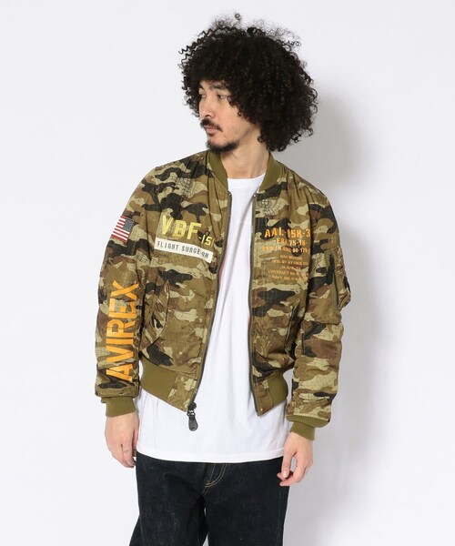 AVIREX U.S. AIR FORCE MA-1ジャケット 迷彩 AVIREX MA-1 フライト