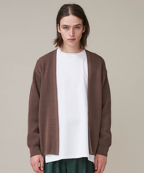 BATONER（バトナー）の「HARD TWIST WOOL NO BUTTON CARDIGAN（）」 - WEAR