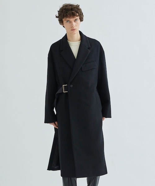 CULLNI（クルニ）の「Lamb Wool Melton Tie Locken Coat（その他