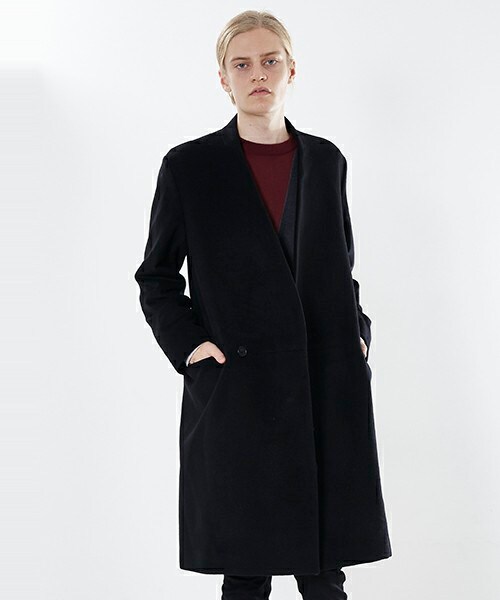 ETHOSENS（エトセンス）の「ノーカラーチェスターコート（）」 - WEAR