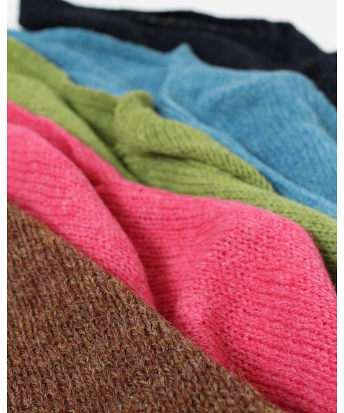 45R（フォーティファイブアール）の「シェットランドニットポンチョ