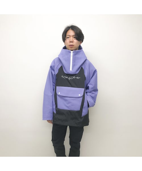 chloma（クロマ）の「chloma / comアノラック / ヴェインブルー