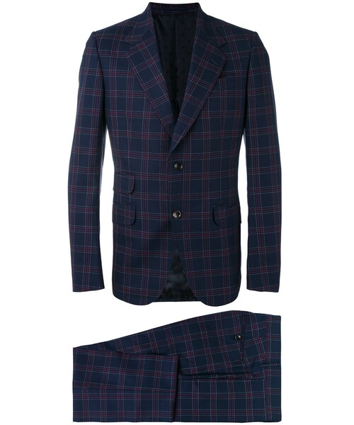 GUCCI（グッチ）の「Gucci - ツーピース チェック柄 スーツ - men