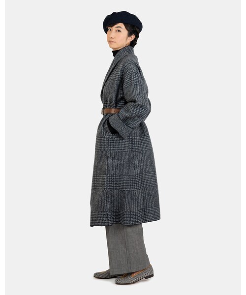 45R（フォーティファイブアール）の「縮絨ウールのロングコート