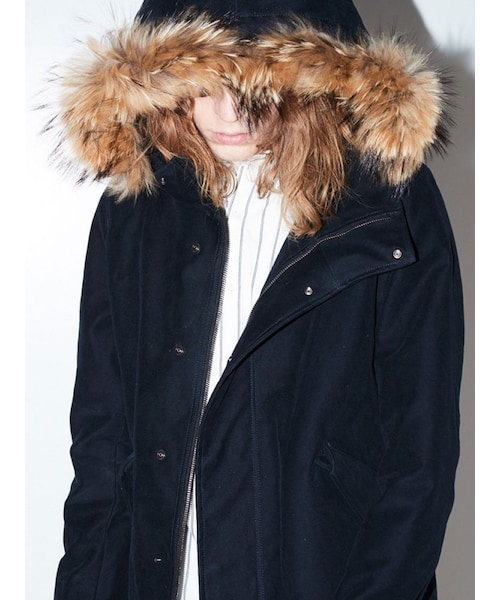 LOUNGE LIZARD（ラウンジリザード）の「高密度MOLESKIN モッズコート