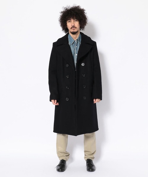schott（ショット）の「Schott(ショット) LONG MELTON PEACOAT/ロング