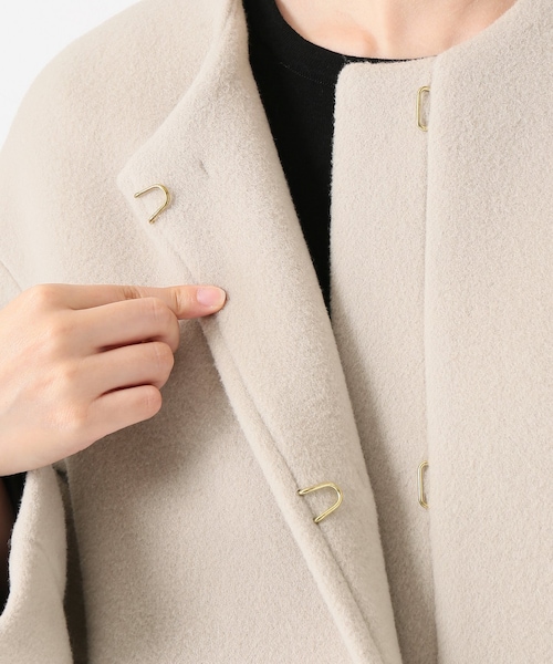 IENA（イエナ）の「ラムウールノーカラーコート◇（）」 - WEAR