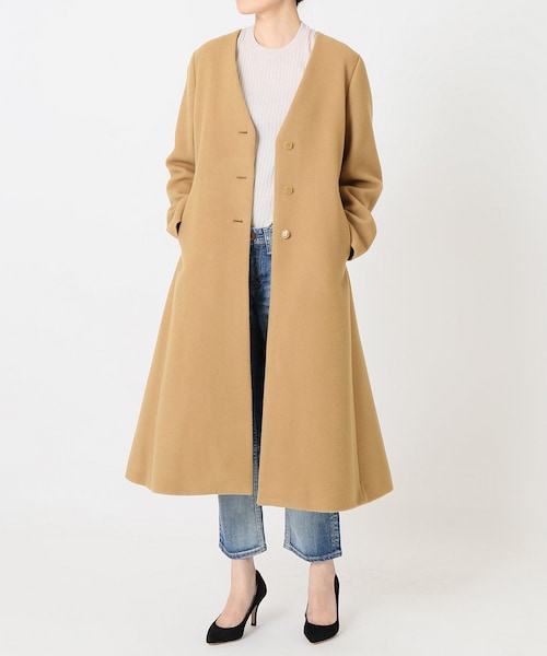 IENA（イエナ）の「《追加》IENA LA BOUCLE モッサーVネック フレア