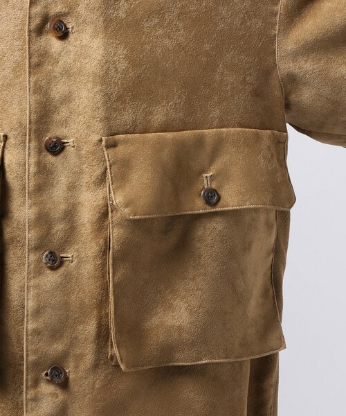 EDIFICE（エディフィス）の「LA BOUCLE フェイクスエードシャツ